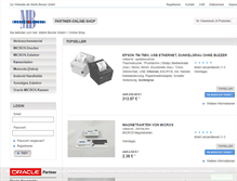 Tablet Screenshot of mbgmbh-shop.de